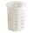 FLATWARE CYLINDER, WHITE, NYLON