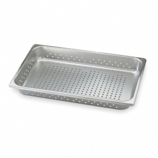 6.7qt Rectangular Stainless Steel Pan