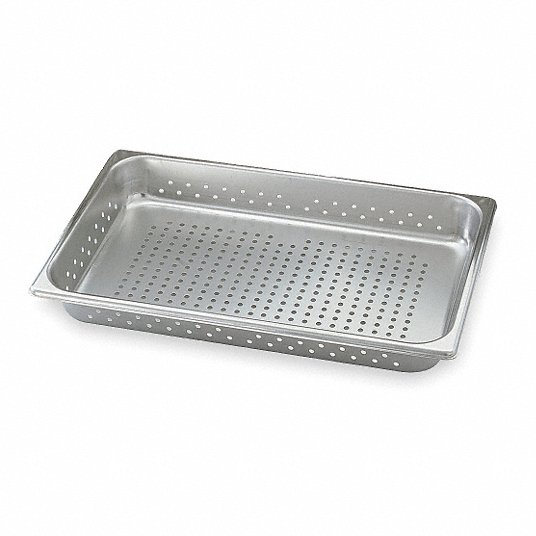 VOLLRATH 30013 Stainless Steel Perforated Steam Table Pan 