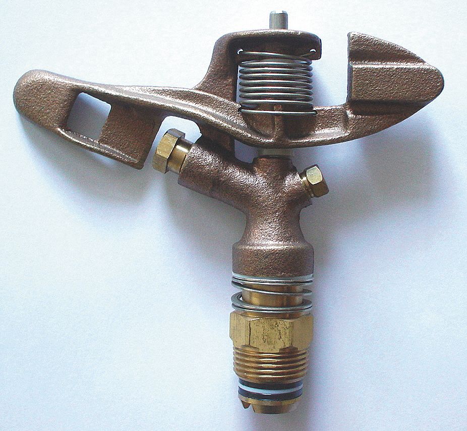 3/4 in MNPT, Brass, Sprinkler Head - 4NDP7