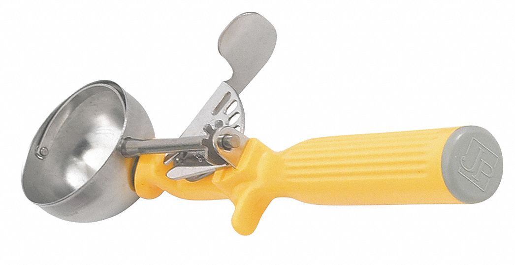 CUILLERE A GLACE JAUNE