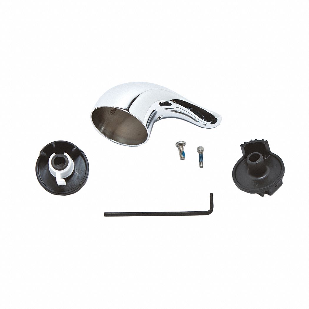 HANDLE KIT: MOEN, FOR BATHTUB & SHOWER FAUCETS, LEVER FAUCET HANDLE, 1 HANDLE, GLACIER