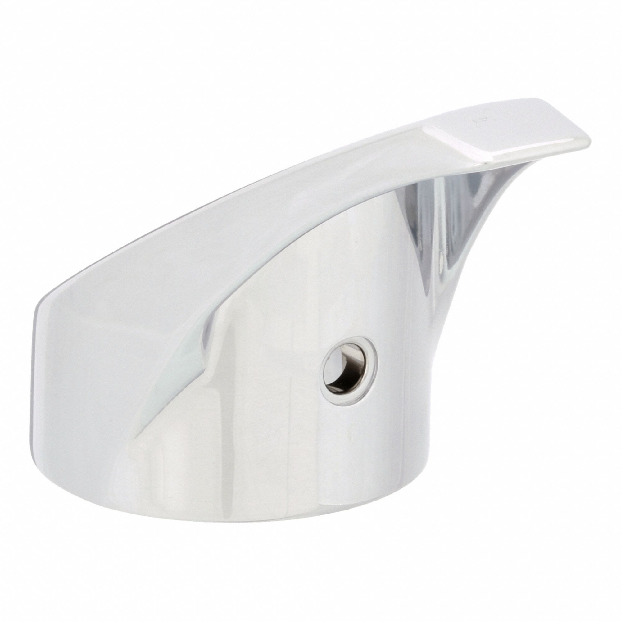 Handle: Moen, Joystick Handle, Use with Hot/Cold Water Temp, Cast Metal, Chrome Finish, Screw