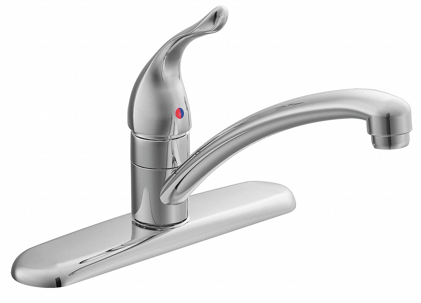 Moen Chrome Low Arc Kitchen Sink Faucet Manual Faucet Activation 1 5 Gpm 4neh8 7425 Grainger