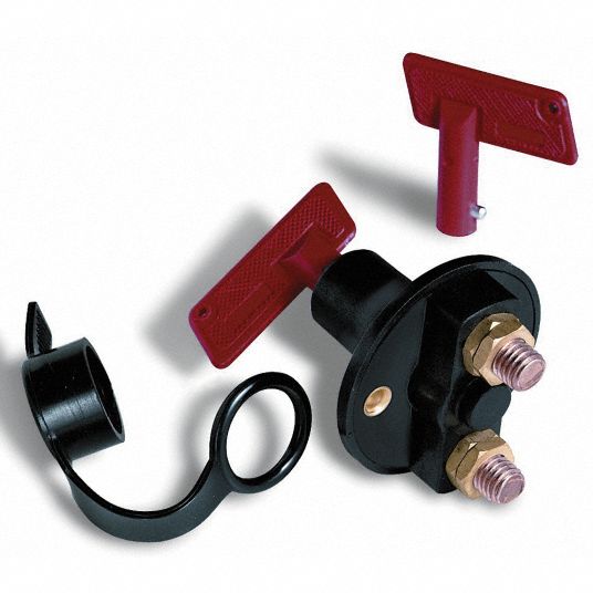 BATTERY DOCTOR Battery Disconnect Switch, Negative - 4NGU6 ...