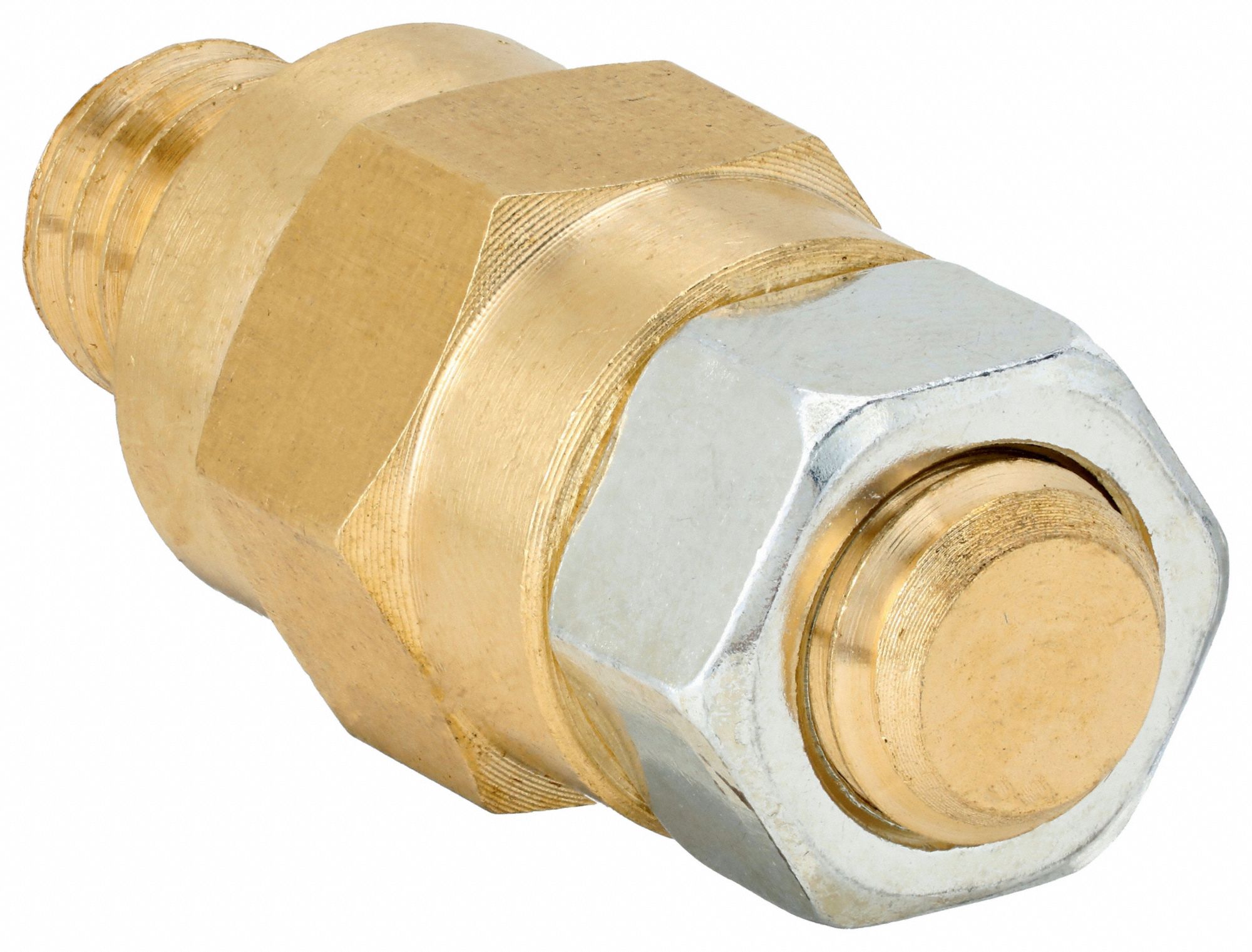 Bolt: Bolt, Negative/Positive, Brass, 1 1/2 in Overall Lg, 3/8"-16 Stud Size