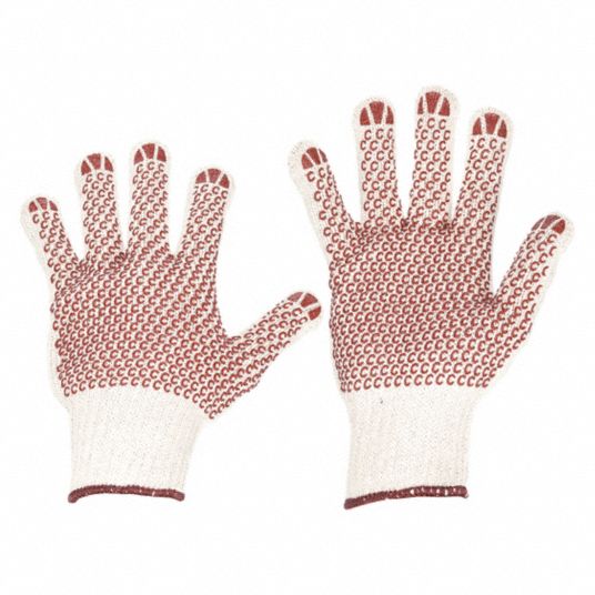 CONDOR, XL ( 10 ), Dotted, Knit Gloves - 4NGY7|4NGY7 - Grainger