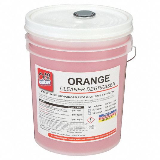 Orange Cleaner Degreaser, Oil Eater