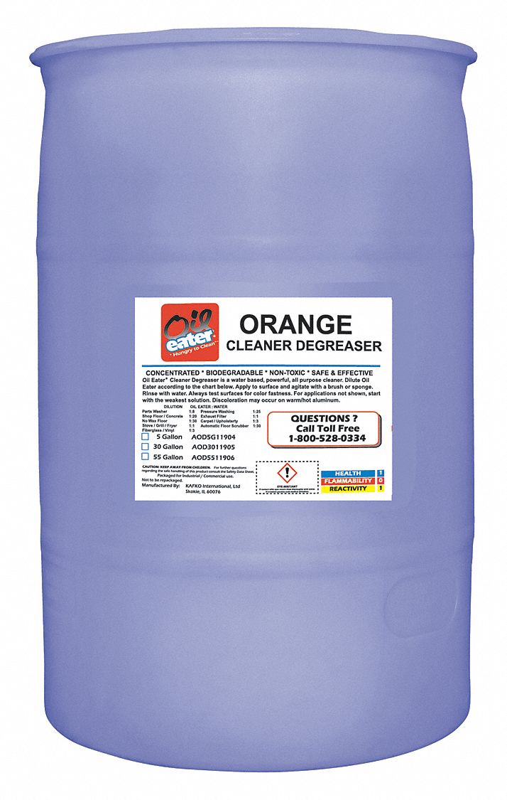 Orange Tough 40 Citrus Hd Liquid Cleaner Degreaser 1 Gallon