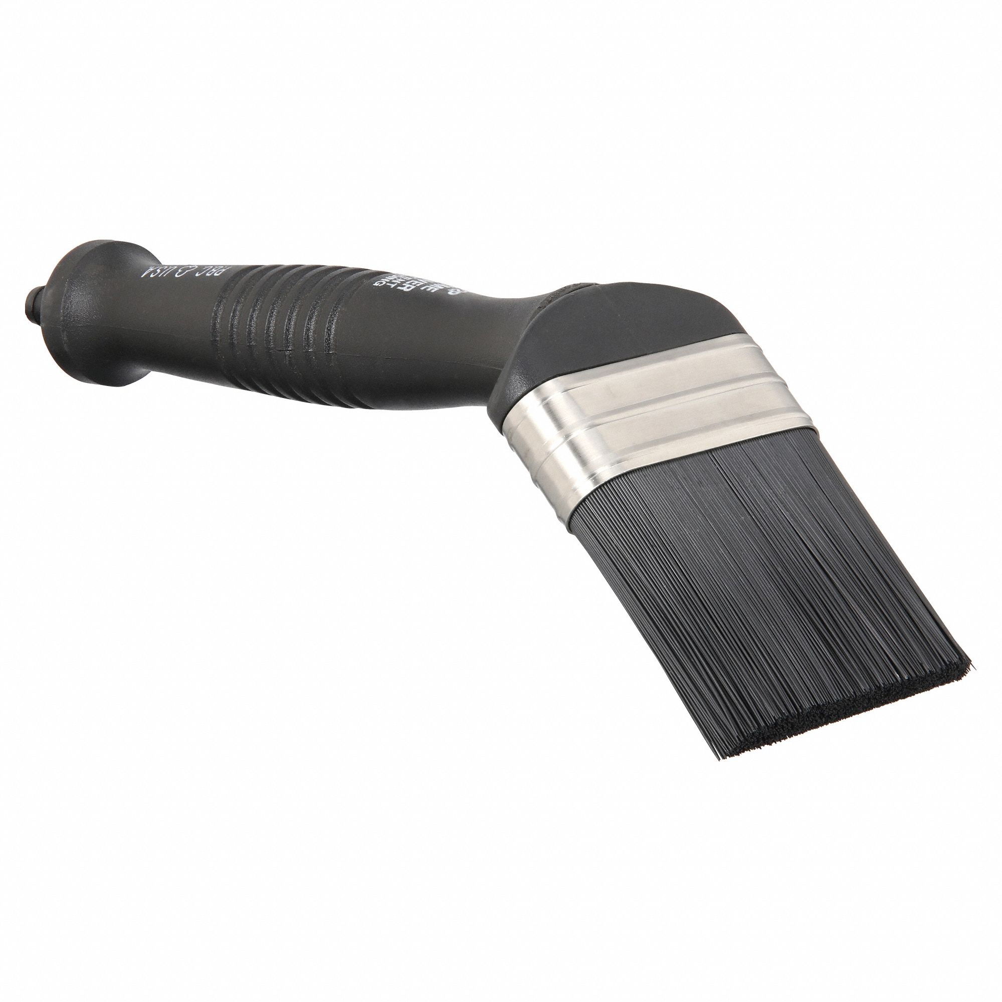 Parts Washer Brush: Angled, Nylon, Plastic, 10 3/4 in Overall Lg, AOPW45113, Oil Eater