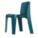 STACKING CHAIR,RAZORBACK,SLATE BLUE