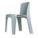 STACKING CHAIR,RAZORBACK,GRAY