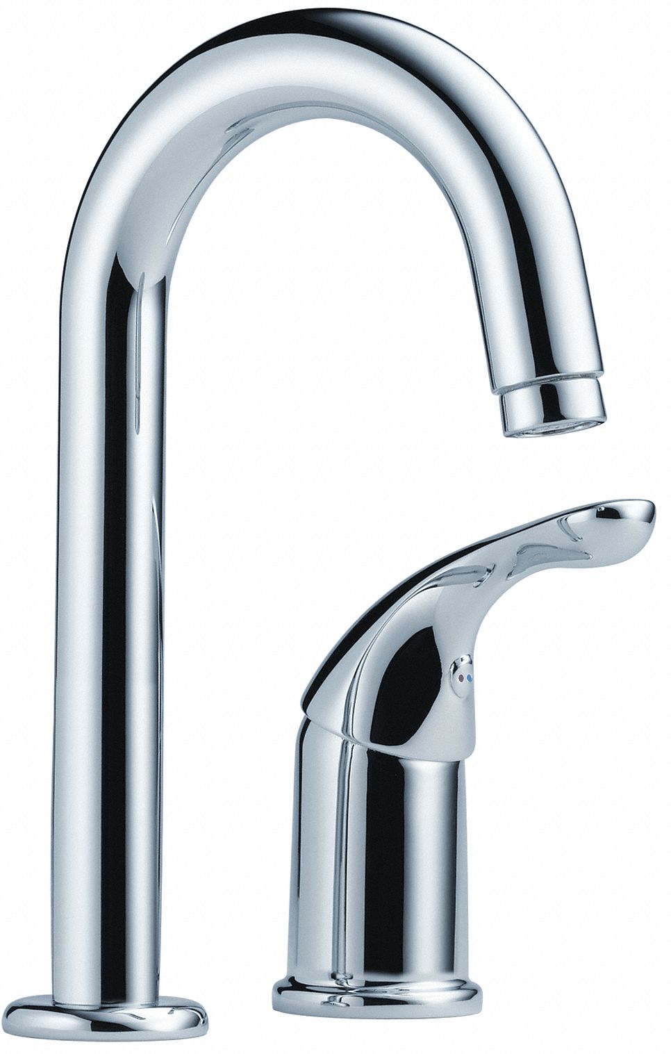 DELTA Chrome, Gooseneck, Bar Faucet, Manual Faucet Activation, 1.5 gpm