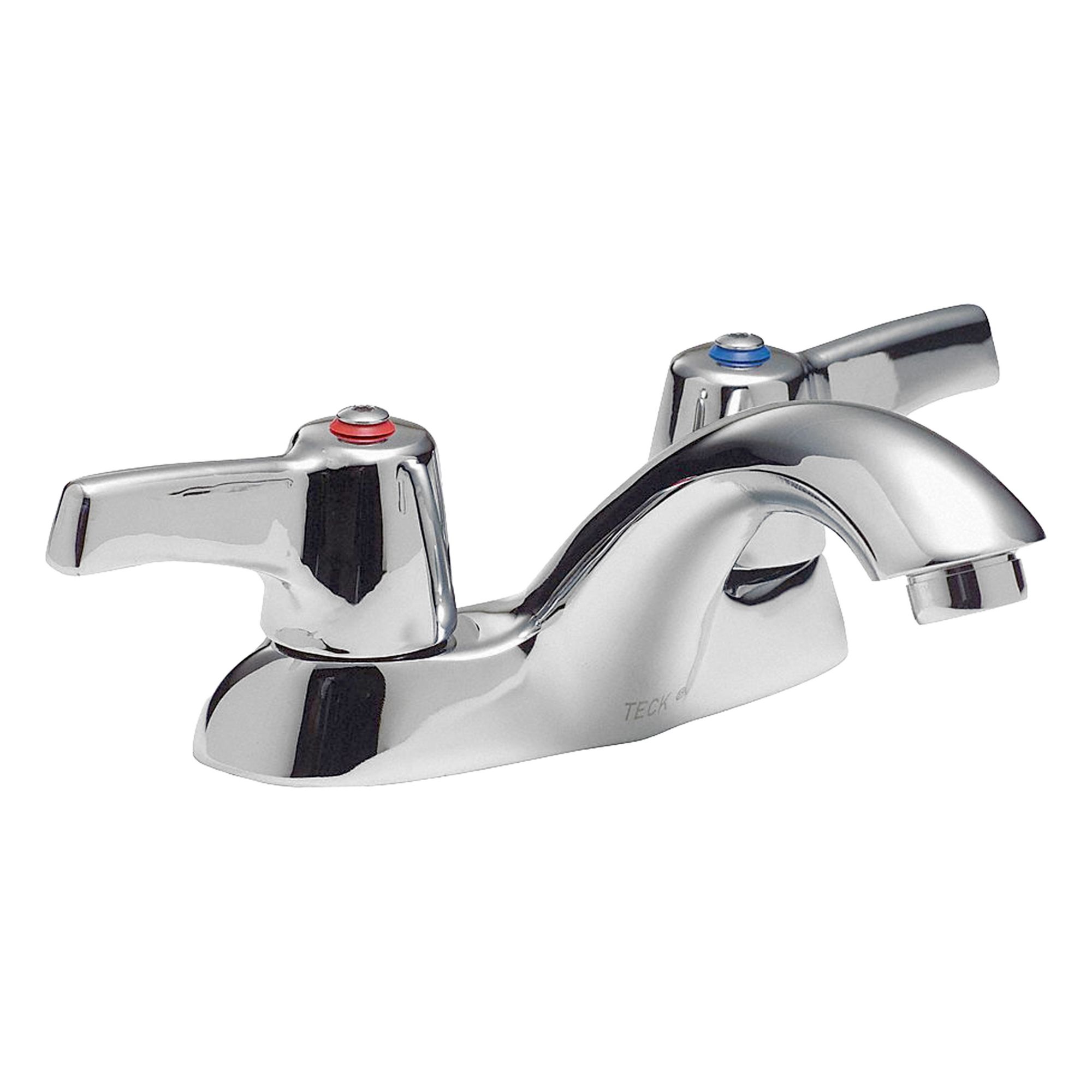 Low Arc Bathroom Faucet: Delta Commercial, Cast Brass, Chrome Finish, 1.5 gpm Flow Rate, Arc