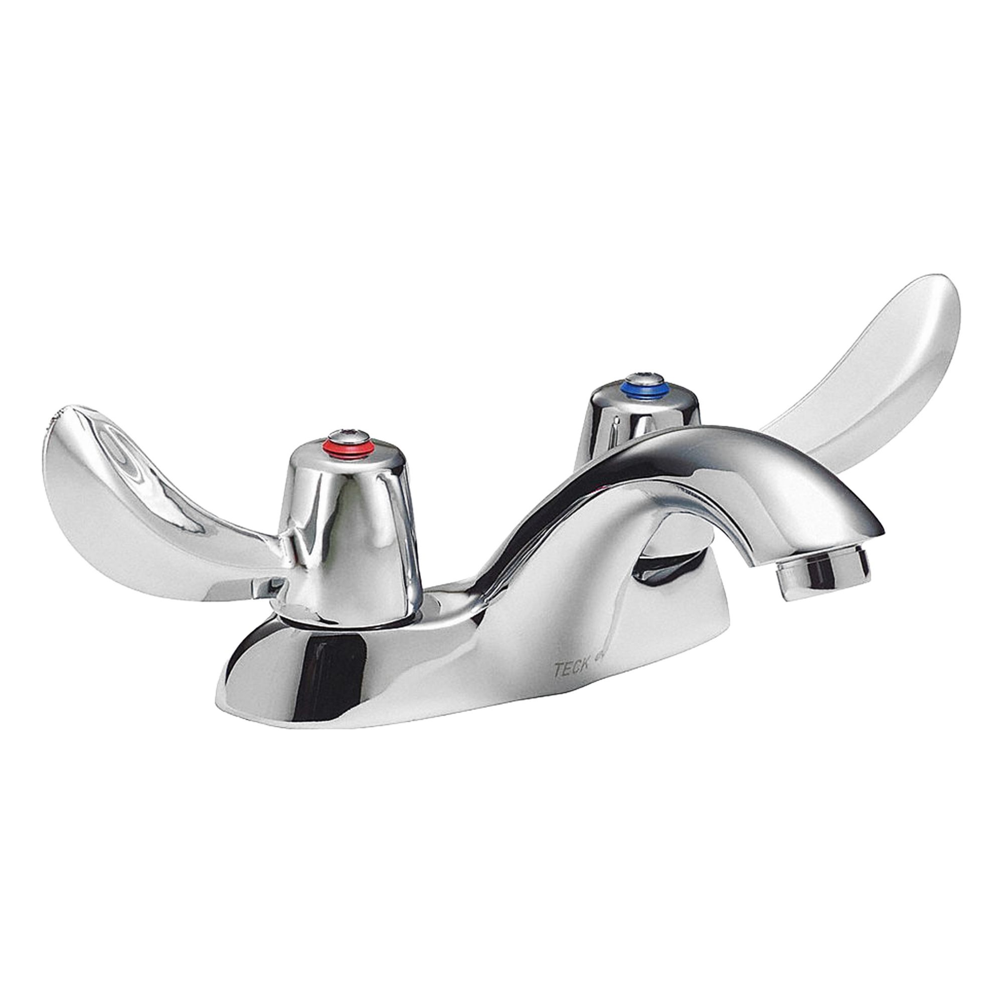 Low Arc Bathroom Faucet: Delta Commercial, Cast Brass, Polished Chrome Finish, Centerset, Arc