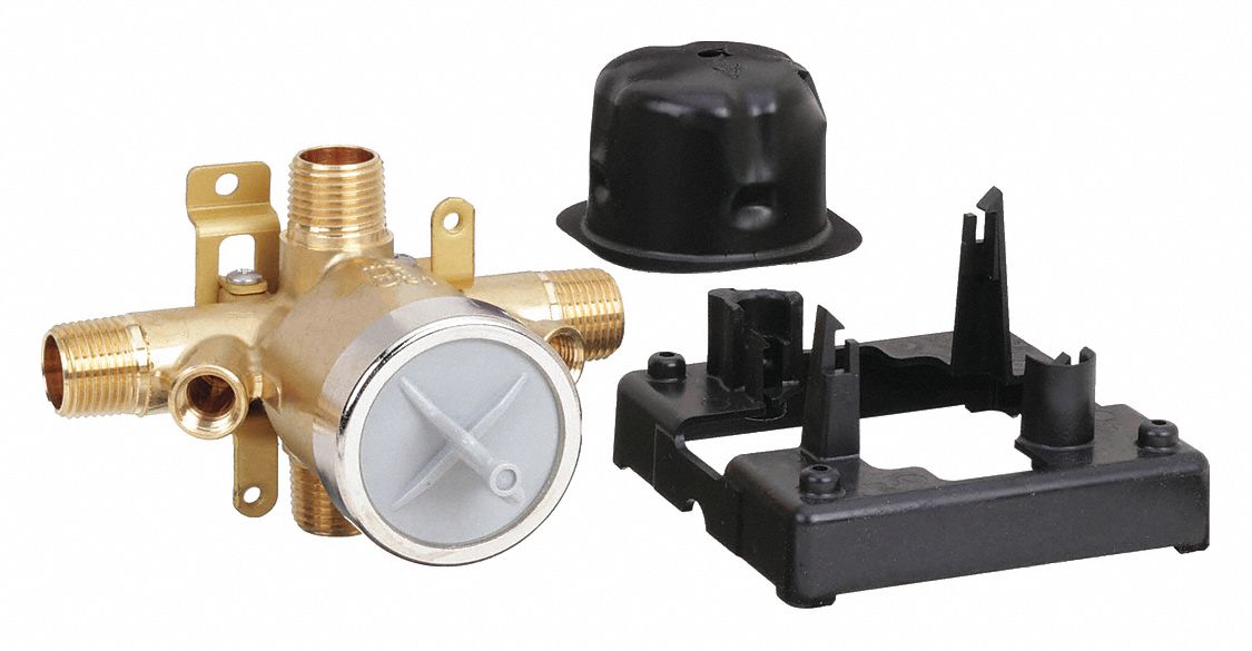 Shower Valve: MultiChoice®, 5 1/8 in Overall Lg, Trim