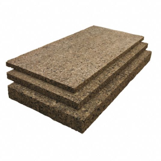 GRAINGER APPROVED Cork Sheet, 1/2 In Th, 12x36 In 4NLZ74NLZ7 Grainger