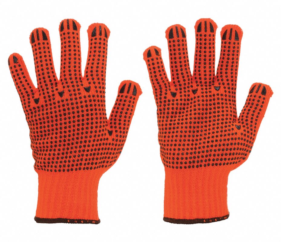 CONDOR Guantes Tejidos, No Clasificado, Acrílico, Naranja de Alta ...
