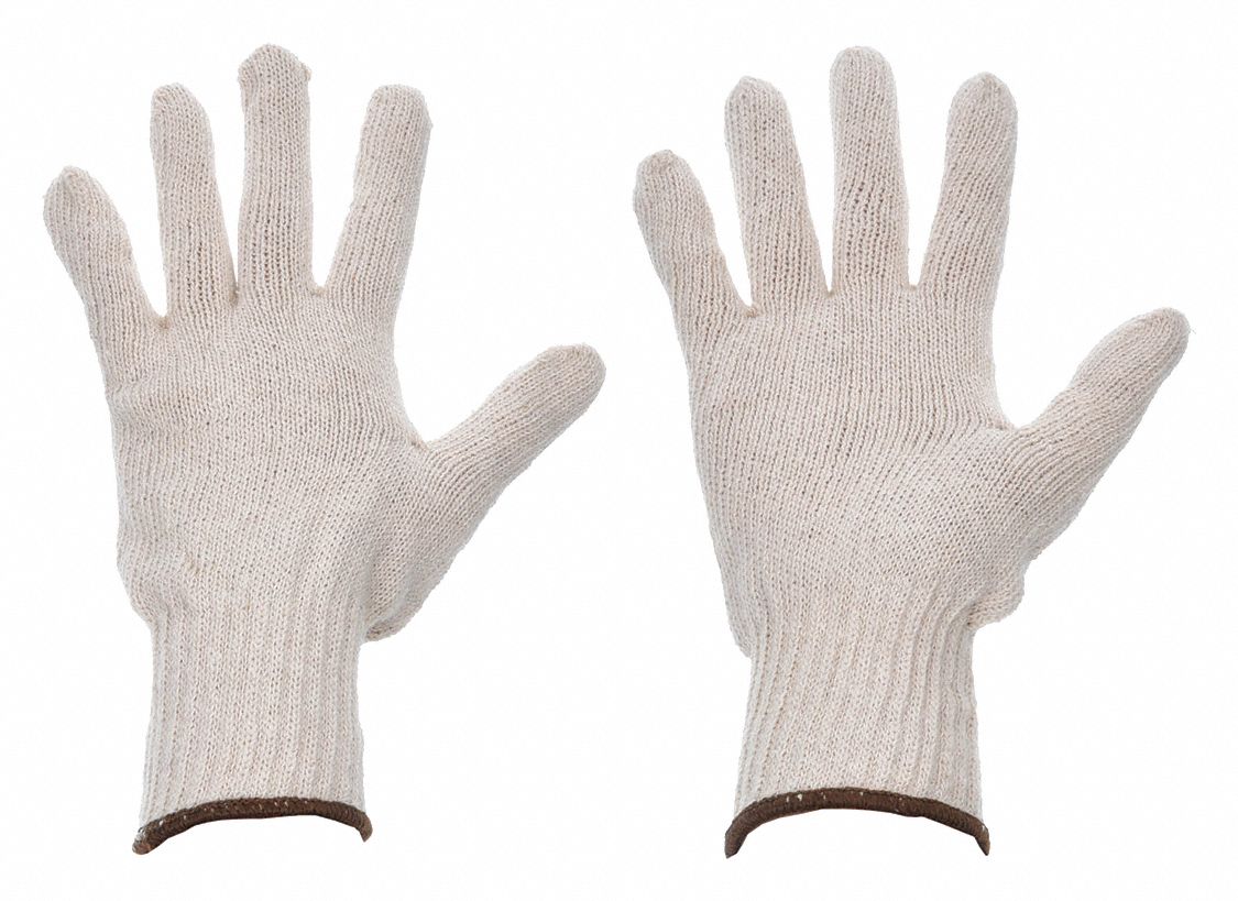 GANTS EN TRICOT,G(9),NON ENDUIT,COTON,CANVAS,MANCHETTE TRICOT,144PQT