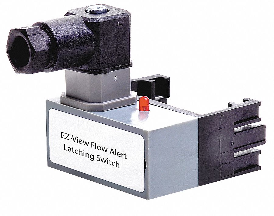 Flow Switch: Paddle, 32°F to 158°F, 32°F Media Temp (Min), 158°F Media Temp (Max), NPT, NPT