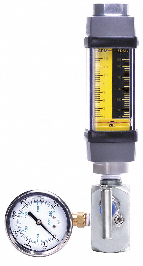 Hedland H601a-015 3500 PSI Flowmeter 1/2 NPT Oil 15 GPM H601A015 for sale online 