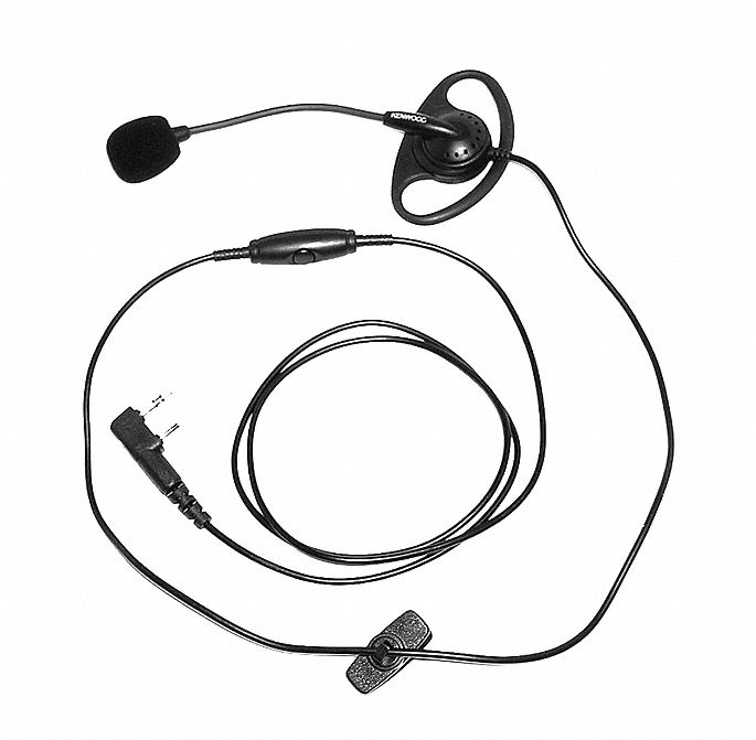 Headset,Earpiece with PTT and Boom Mic - Grainger