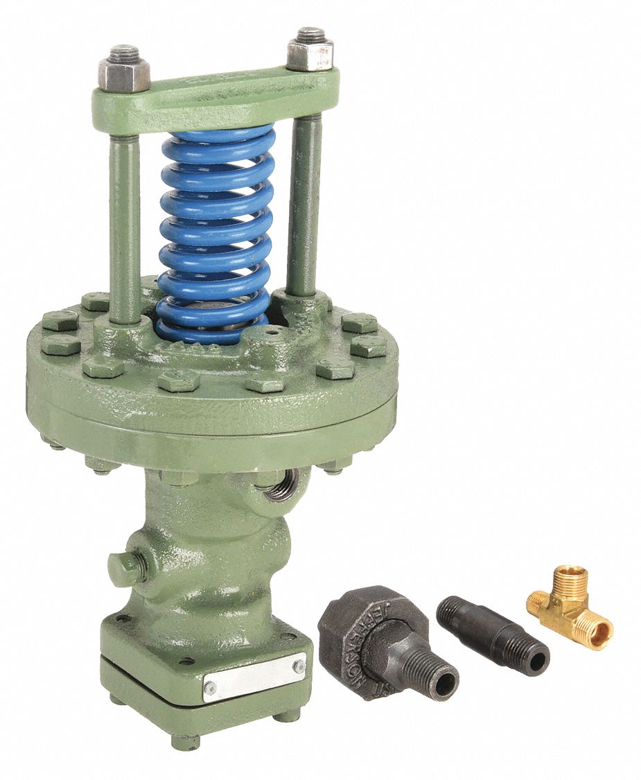 PRESSURE PILOT REGULATOR: ¼ IN, CAST IRON, 2 PSI TO 30 PSI, 250 PSI MAX. OP PRESSURE, 450 ° F
