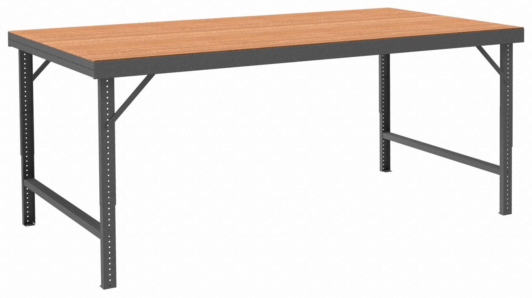 Adj. Work Table Particleboard 96 W 48 D