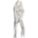 LOCKING PLIER, CURVED, LEVER, 1 IN MAX JAW OPENING, 4 IN OVERALL L, 1½ IN JAW L, PLAIN GRIP