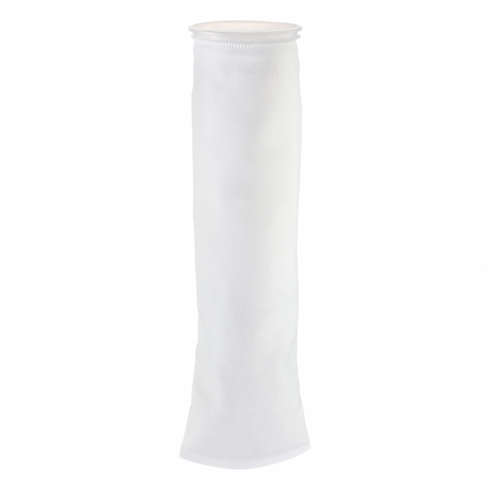 Filter Bag: Felt, Welded, Bag Size 2, 50 micron, 160 gpm, Max. Op Temp 275°F
