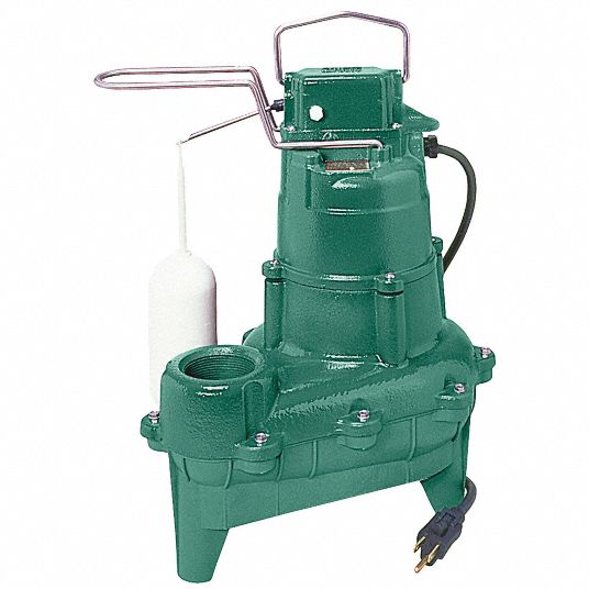 ZOELLER, 4/10, 110V AC, Sewage Ejector Pump - 4NW06|M264 - Grainger