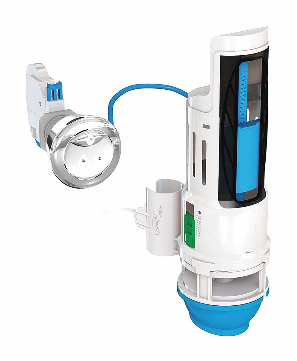 Dual Flush Converter Acetal, Stainless Steel, Polypropylene, Silicon Rubber, Thermoplastic