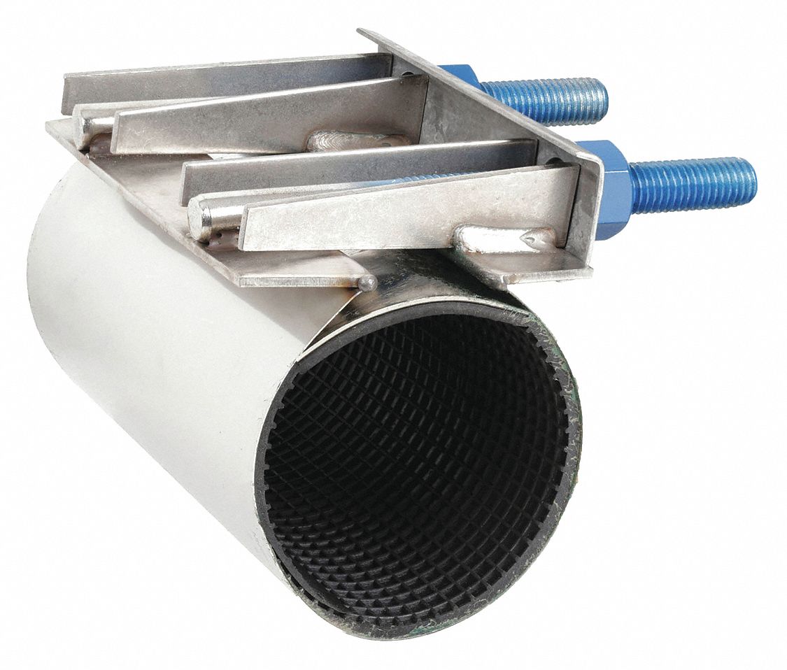 REPAIR CLAMP: FOR 3 IN PIPE, 7.5 IN OVERALL LG, 304 STAINLESS STEEL