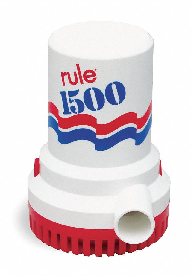 Electric Bilge Pump ABS 12VDC 1-1/8 