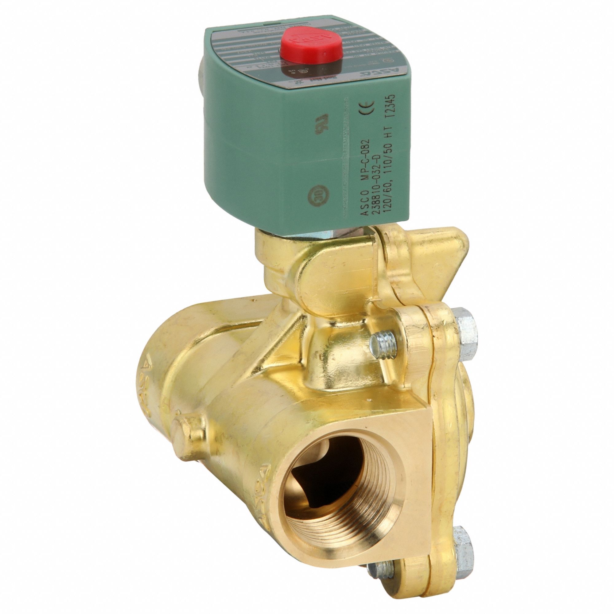 SOLENOID VALVE: 2-WAY, NORMALLY CLOSED, 1 IN PIPE, 110V AC/120V AC, DIAPHRAGM AND PISTON