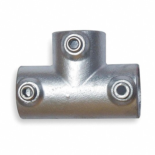 Structural Pipe Fitting: Tee, 1 in For Pipe Size, For 1 3/8 in Actual Pipe Outer Dia, Cast Iron
