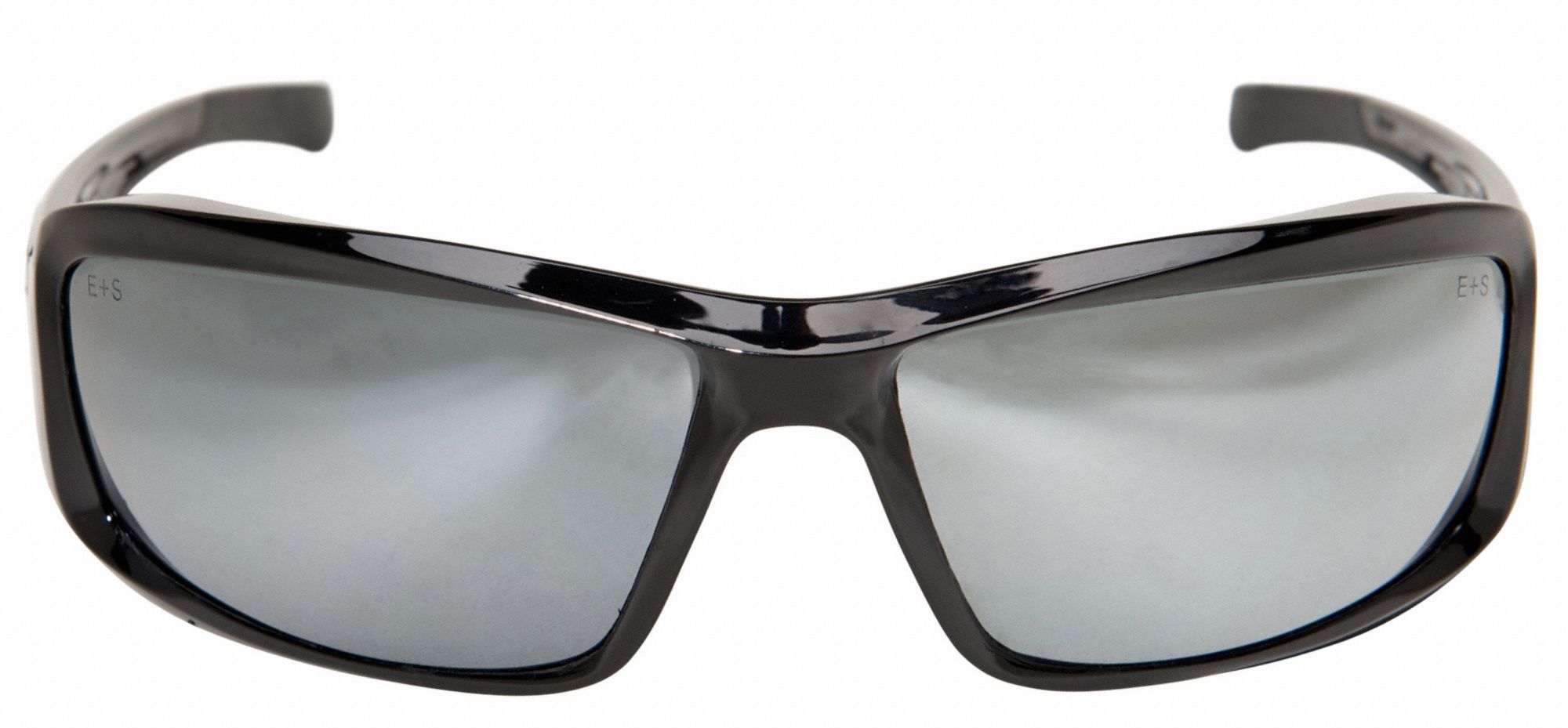 EDGE EYEWEAR Brazeau ScratchResistant Safety Glasses , Silver Mirror