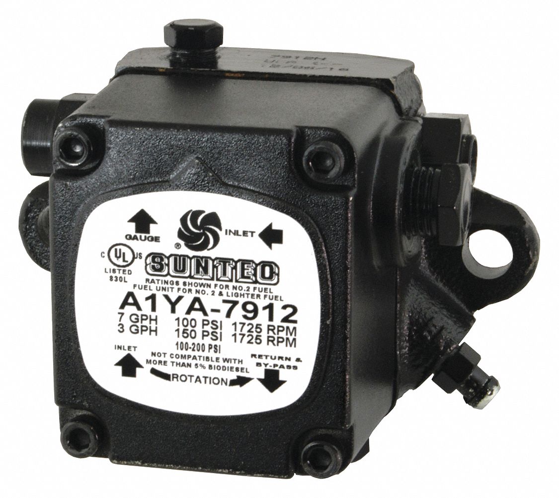 4NY15 - Oil Burner Pump 1725 rpm 3gph 100-150psi