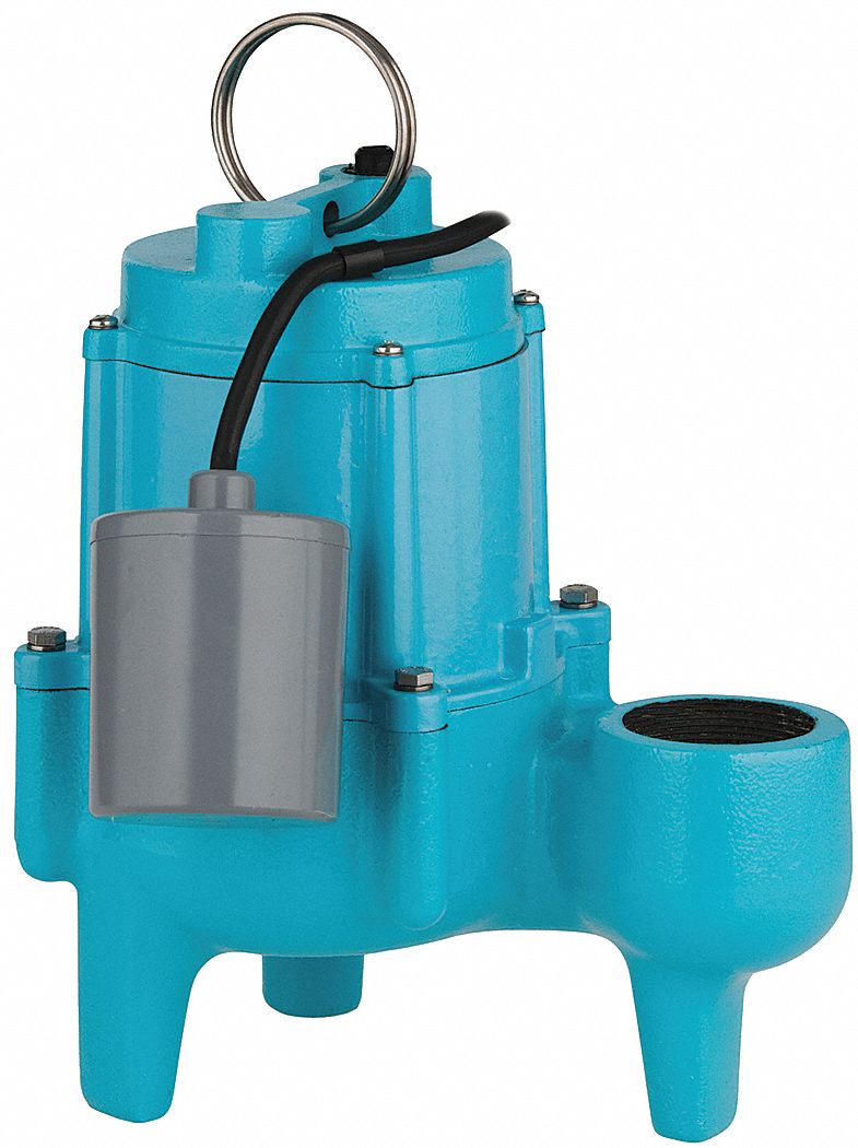 LITTLE GIANT Bomba de Aguas Residuales Sumergible, 4/10 HP Automático