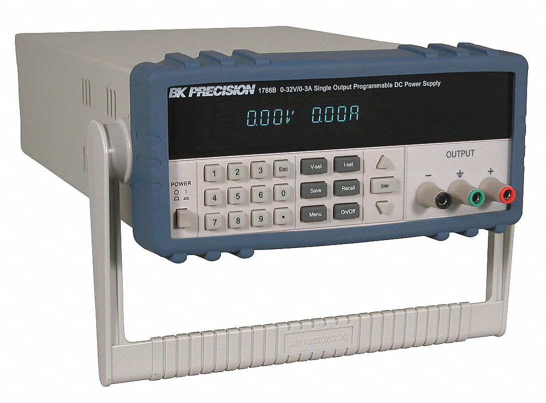 B&K PRECISION Programmable DC Power Supply, 0 to 32 VDC 4NYY81786B