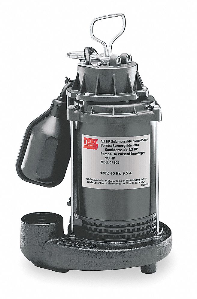 1/2 HP Dayton 3BB69 Pump Sump Submersible Pumps