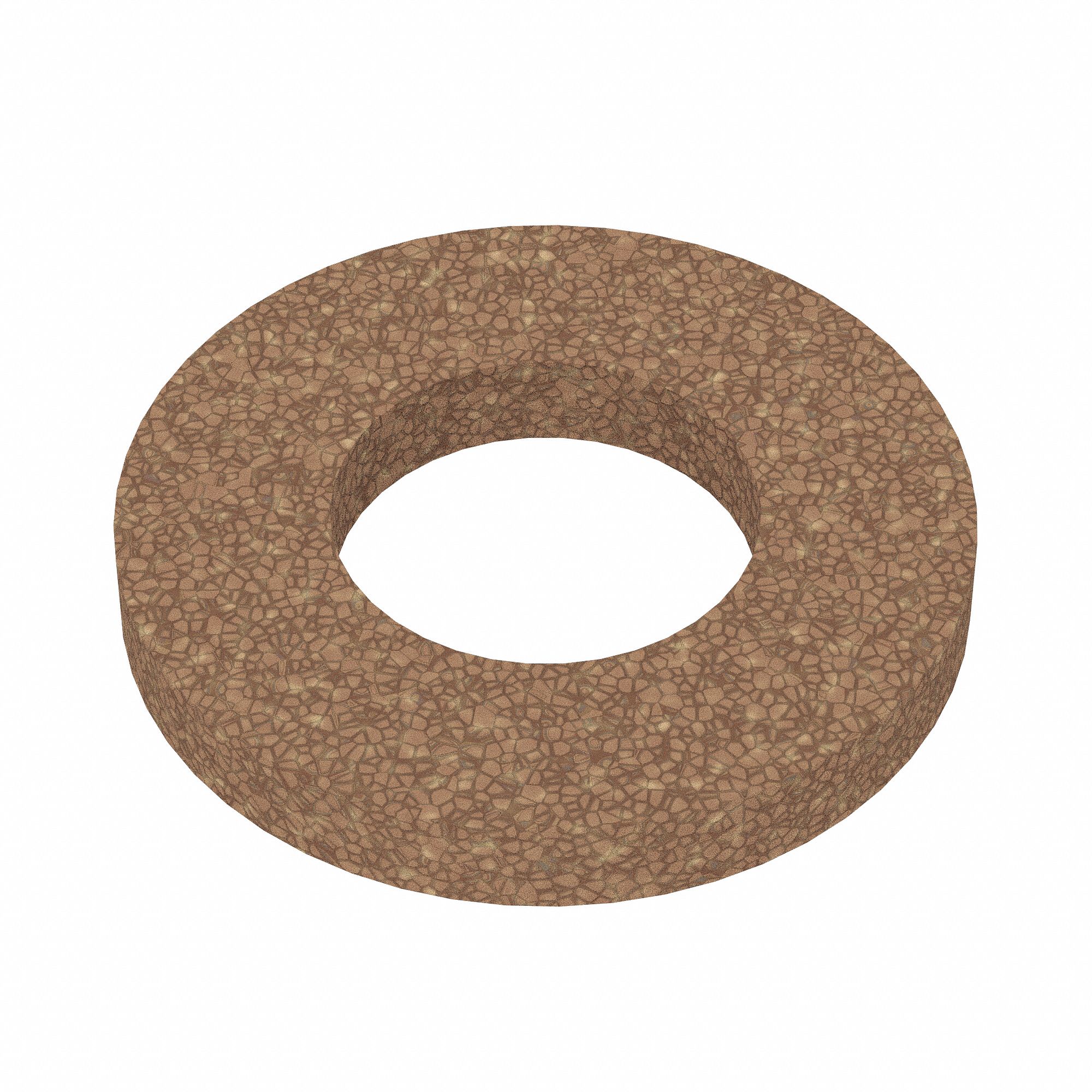 For Screw Size 1/4 in, All Plastic or Rubber Washer, Sealing Washer