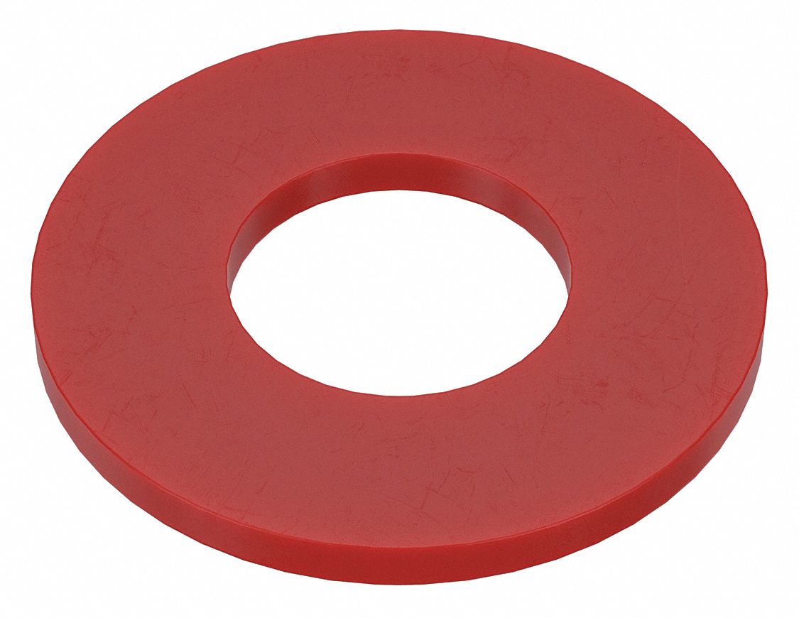 GRAINGER APPROVED Silicone Washer, Fits 5/8 In, PK10 4PAT54PAT5