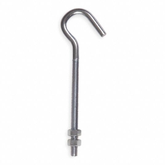 GRAINGER APPROVED Hook Bolt, Threaded 4PB834PB83 Grainger