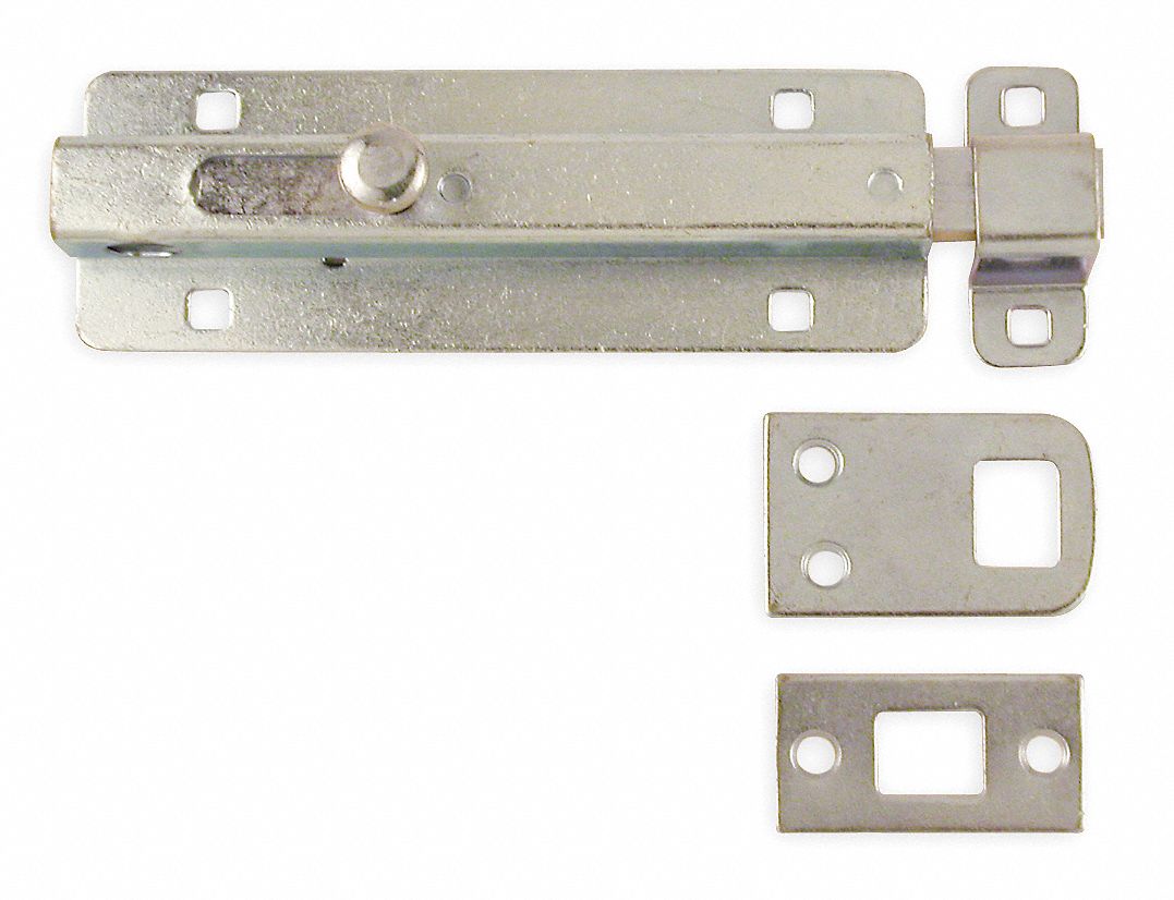 Padlockable Spring Bolt 6.5 In 1 In Thrw