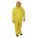 UNISEX 1-PIECE COVERALL RAINSUIT WITH HOOD, YELLOW, 4XL, ZIPPER