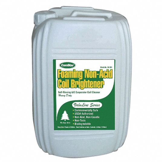 COMSTAR Condenser Cleaner, 5 gal, Blue Color, 1 EA 4PDA24PDA2 Grainger
