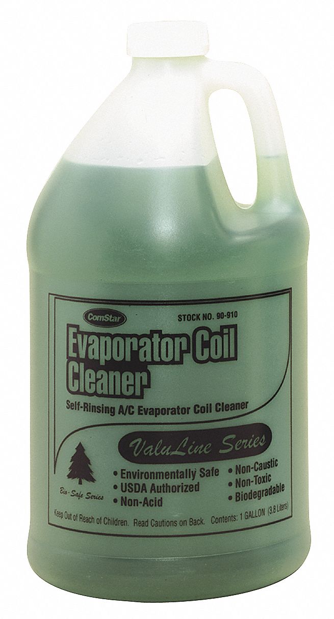 Evaporator Cleaner, 1 gal, Green Color, 1 EA Grainger