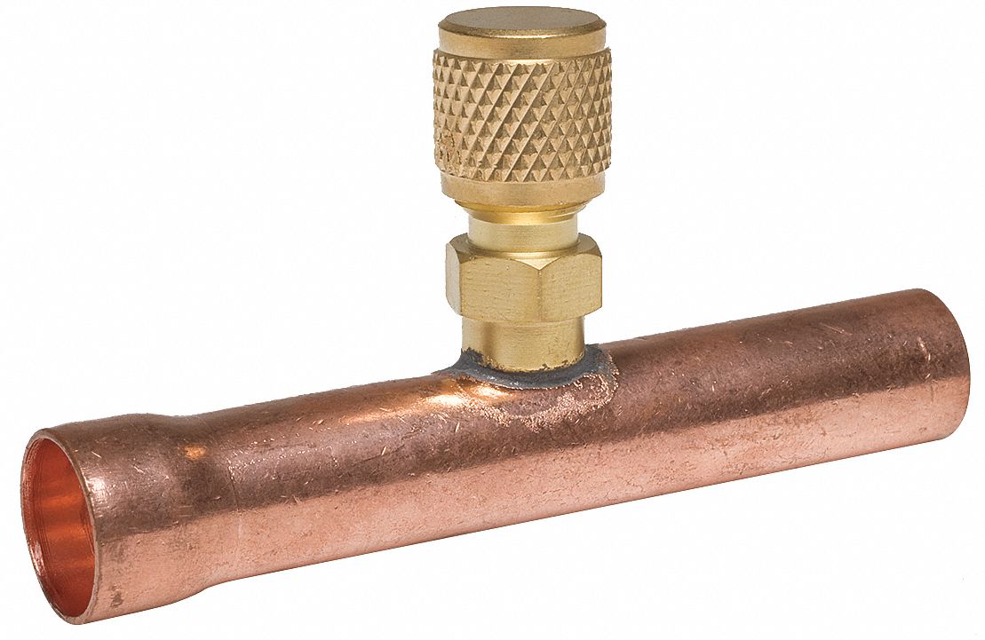 1/4" Access Valve Union Tee, PK2