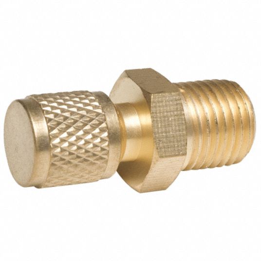 Access 1/4 in Male SAE, Line 1/4 in NPT Male, Access Valve - 4PDJ1